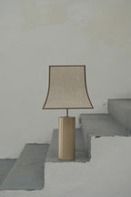 Candeeiro taupe cilindro