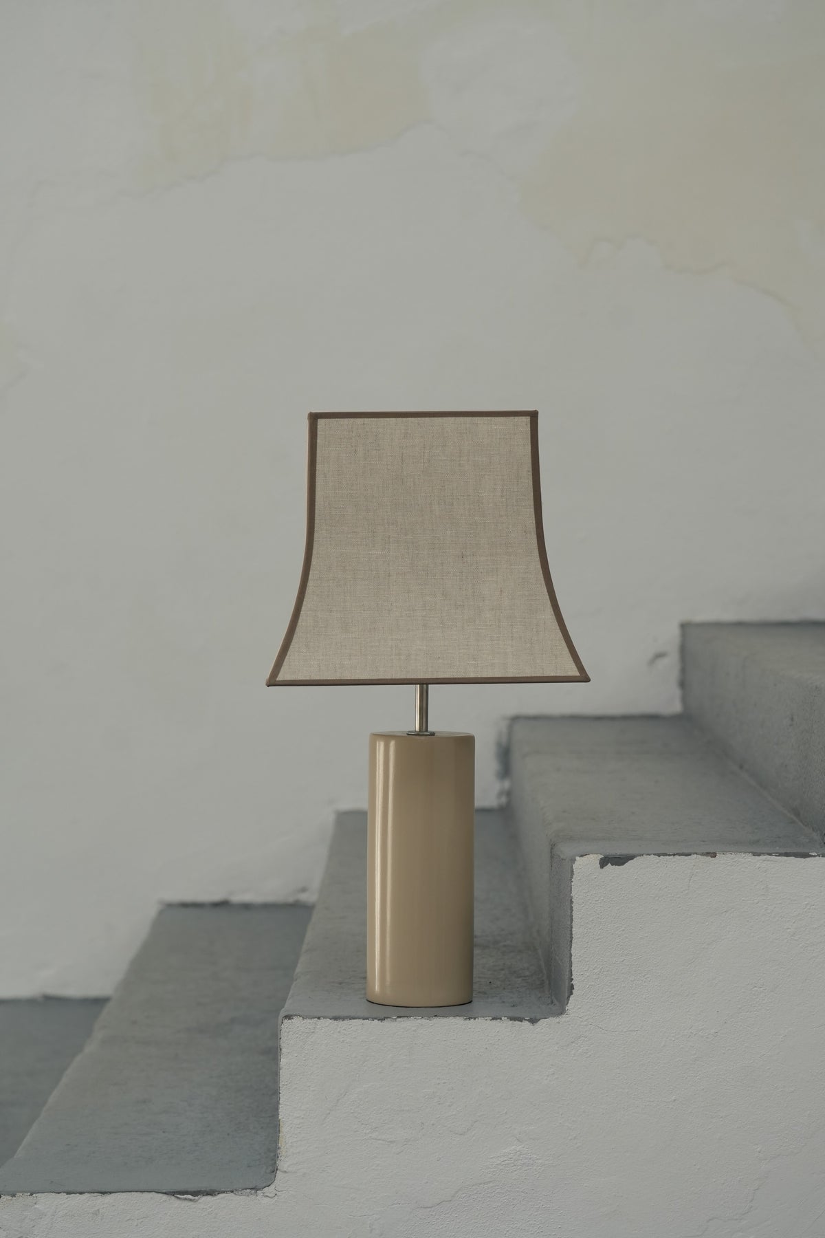 Candeeiro taupe cilindro